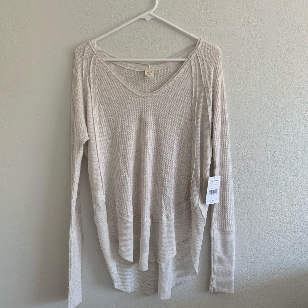 free people catalina v-neck thermal top